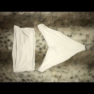 White bikini